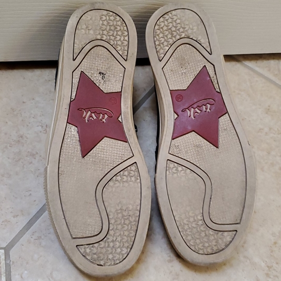 Ash Black Jodie Quilted Leather Platform Sneakers - Picture 6 of 6